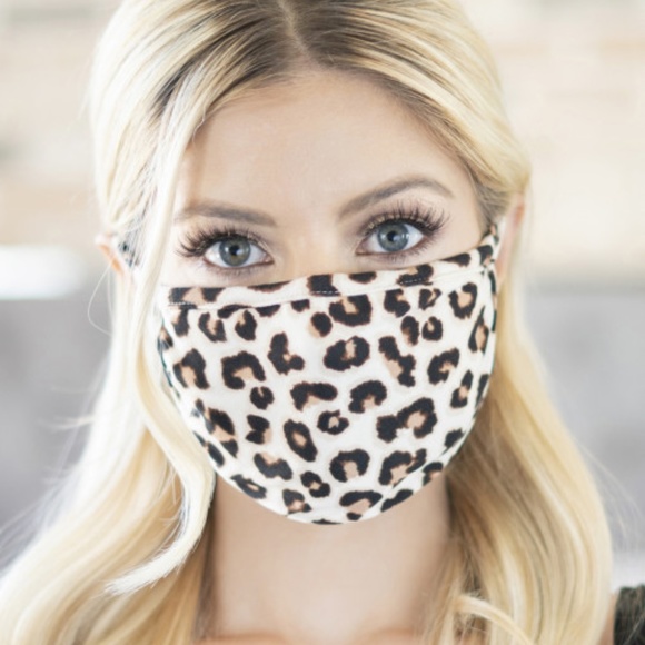 2 for 20! Leopard print Face mask - Picture 2 of 11